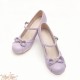 Sentaro Bobo Round Toe Hollow Bow Mid and Low Heel Shoes(8 Colours/Full Payment Without Shipping)